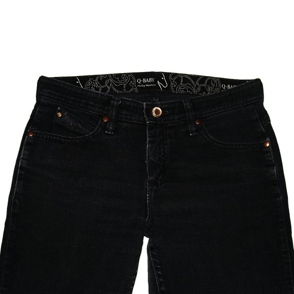 Wrangler Q-Baby Mid Rise Boot Cut Ultimate Riding Jeans - WRQ20BL - 29X29 - Picture 6 of 15